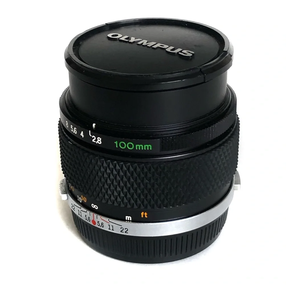 Olympus OM-SYSTEM E.Zuiko Auto-T 100mm f/2.8 Telephoto Camera Lens SN 152004